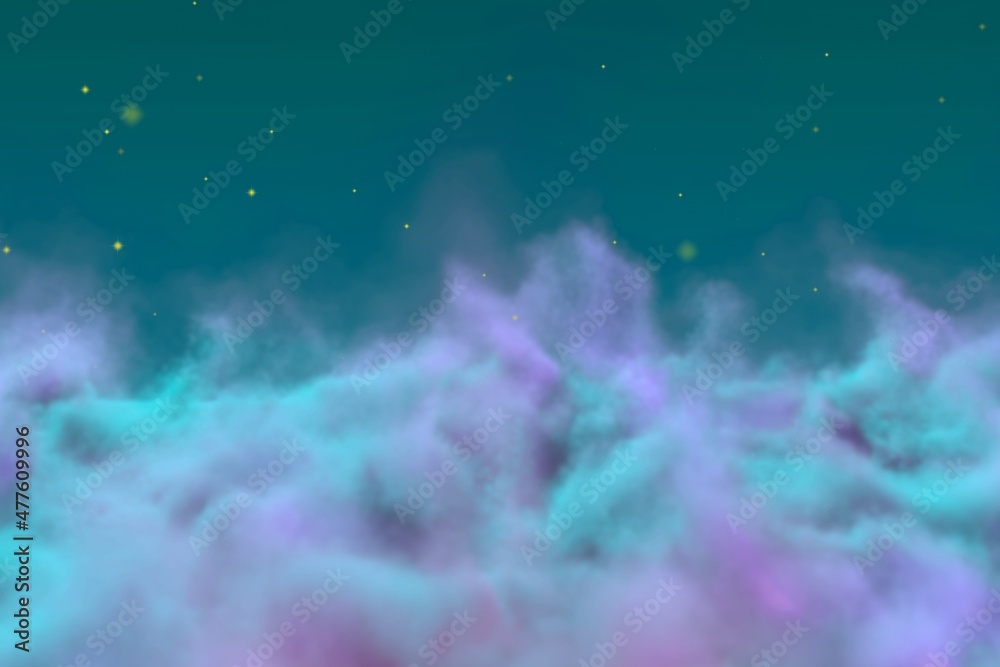 Abstract background creative illustration of magic fog concept concept you can use for clipart purposes