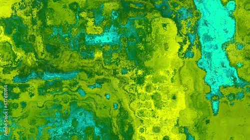 4k background video of everchanging detailed particle texture in vivid colors