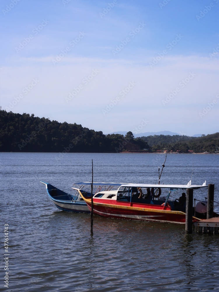 passengr boat at the jetty