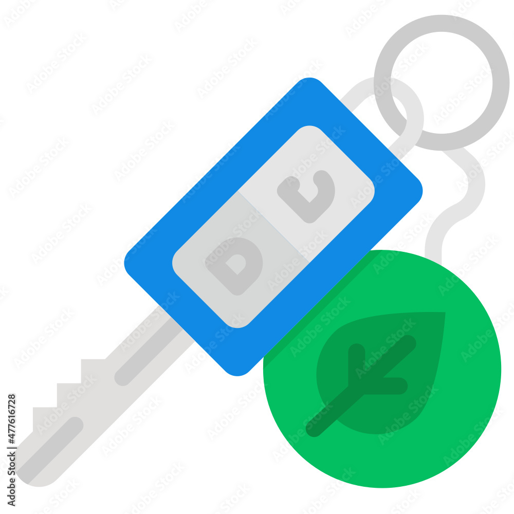 key flat icon