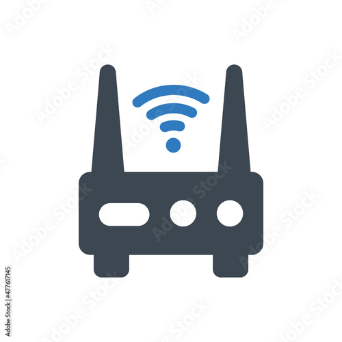 Internet router modem icon