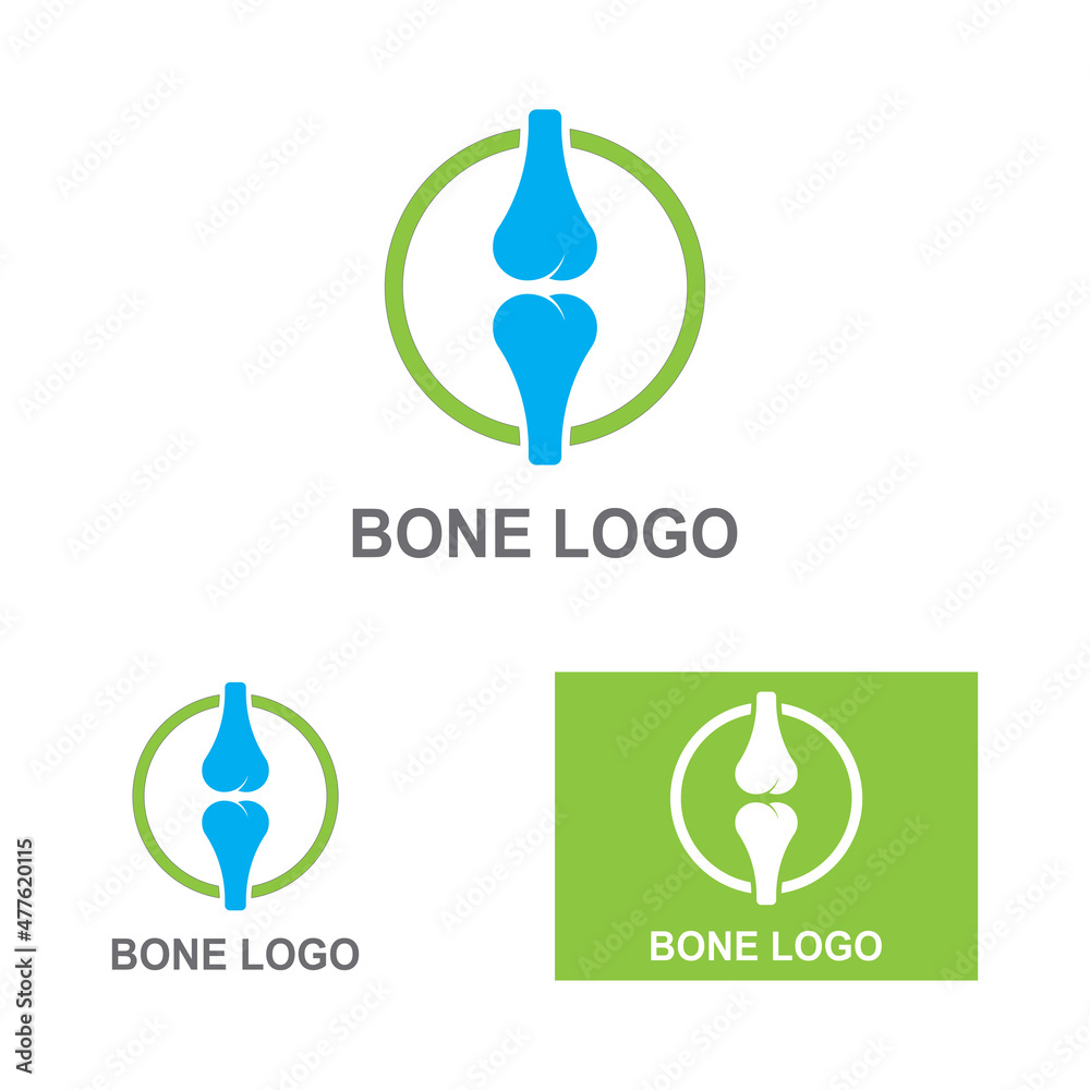 Bone logo icon vector design template illustration
