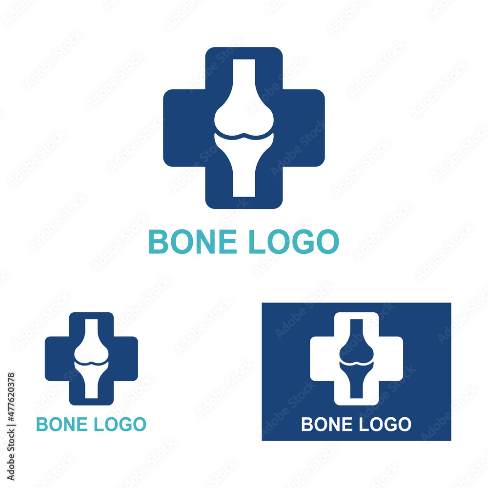 Bone logo icon vector design template illustration
