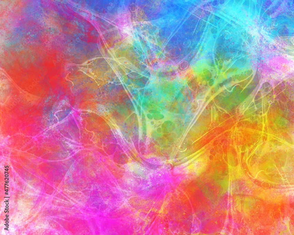 Abstract multicolor psychedelic background 