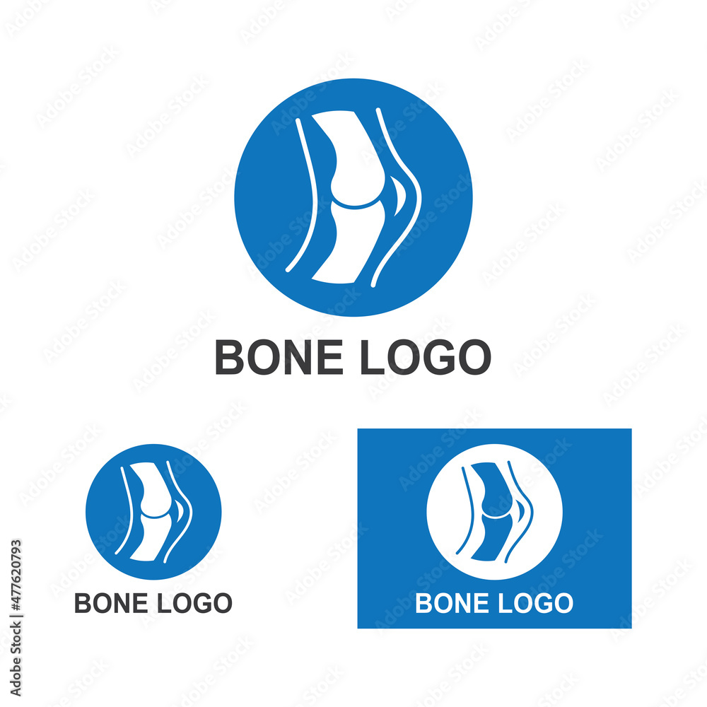 Bone logo icon vector design template illustration Bone logo icon vector design template illustration