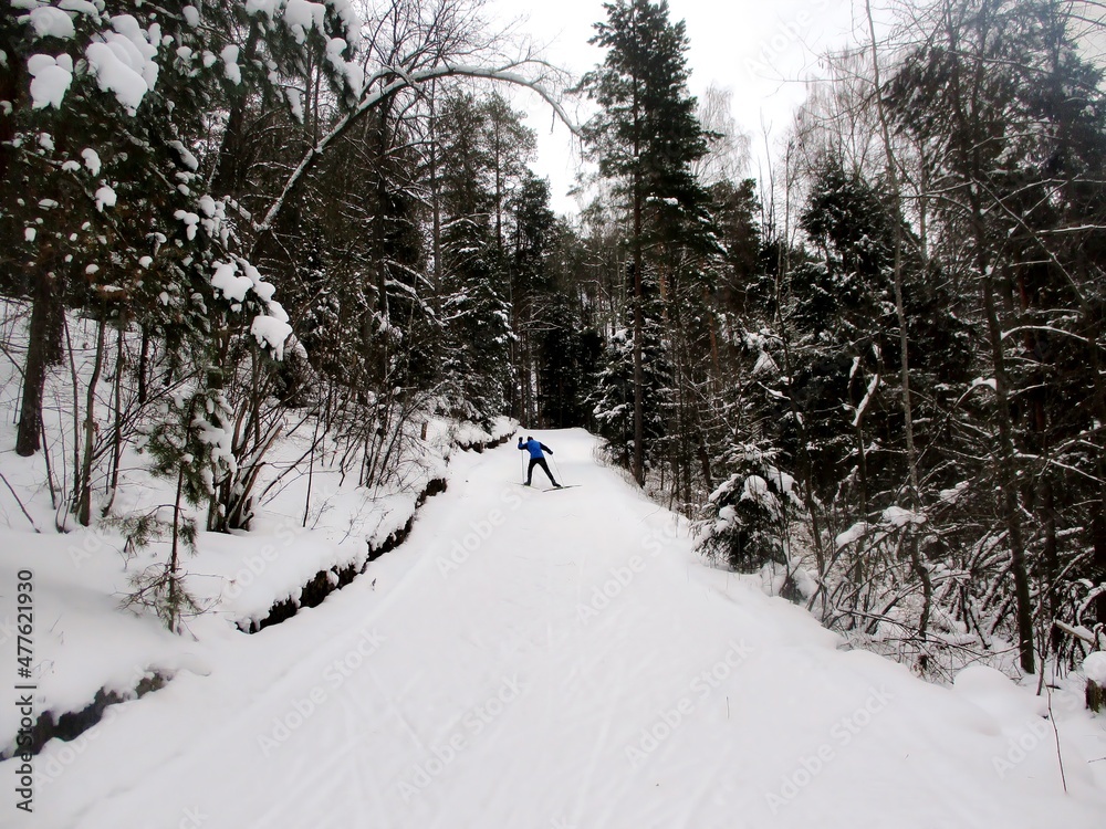 ski track ski track