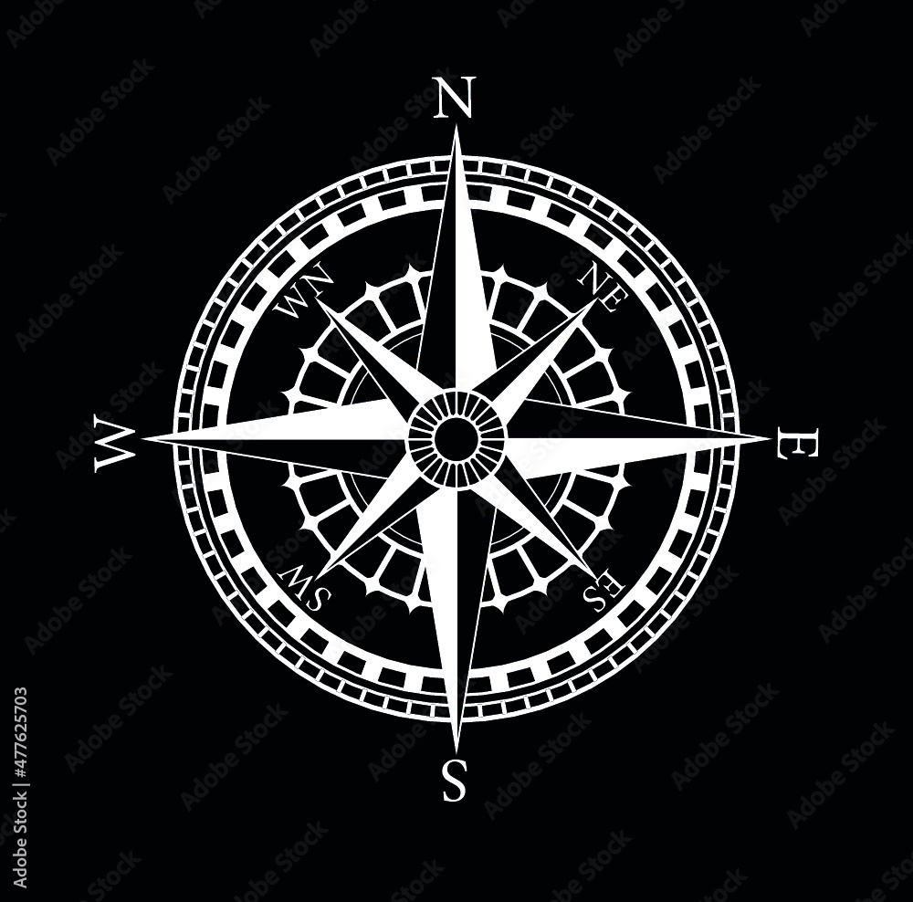 compass icon for all conceivable use black white
compass icon for all conceivable use black white
