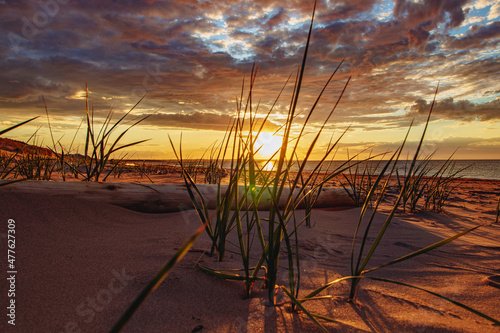 Photos sunset on the beach