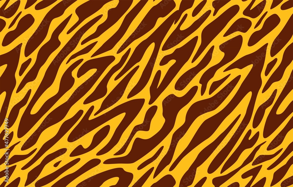 Tiger Stripes Pattern Background