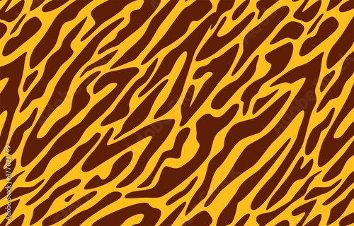 Tiger Stripes Pattern Background