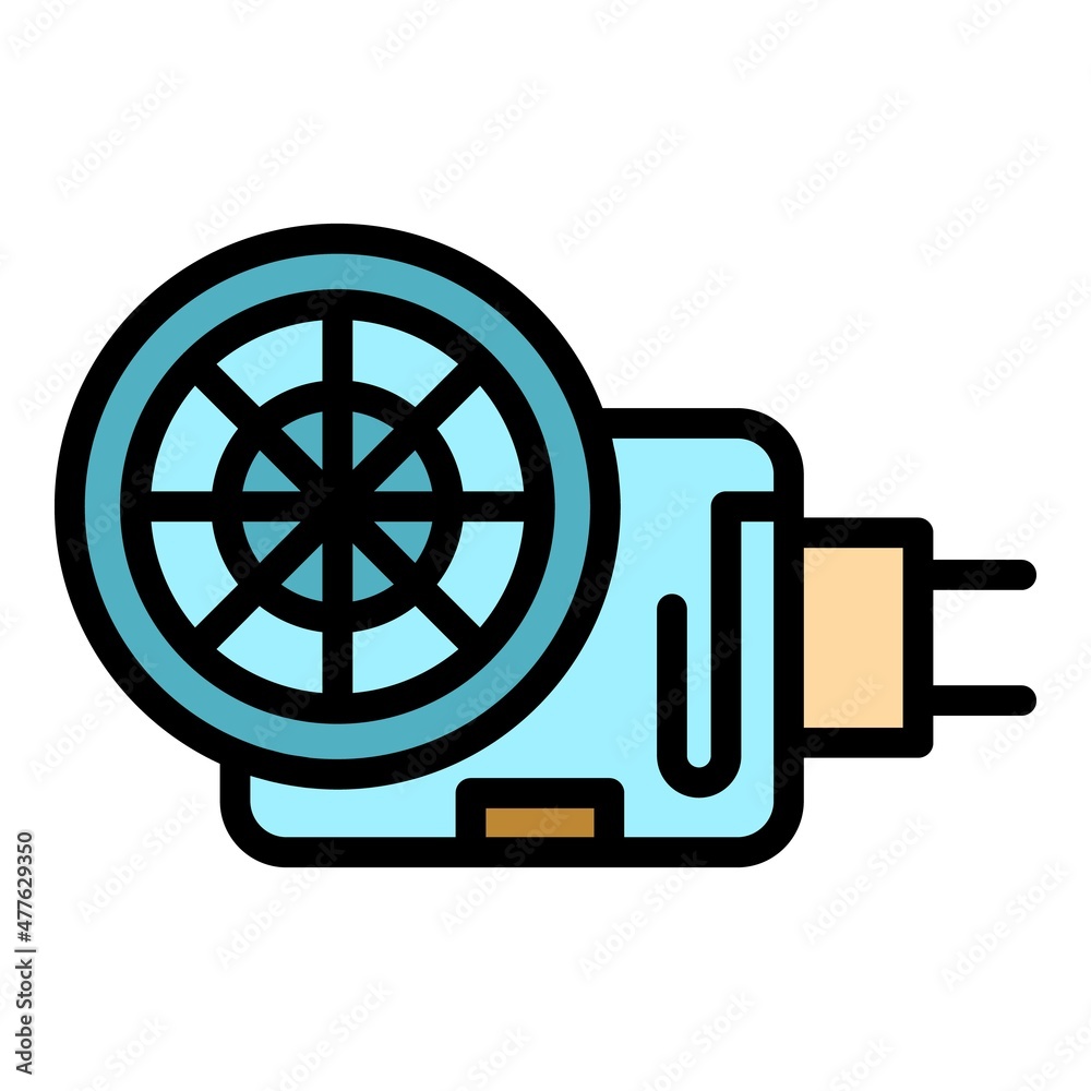 Sewage pump icon. Outline sewage pump vector icon color flat isolated Sewage pump icon. Outline sewage pump vector icon color flat isolated
