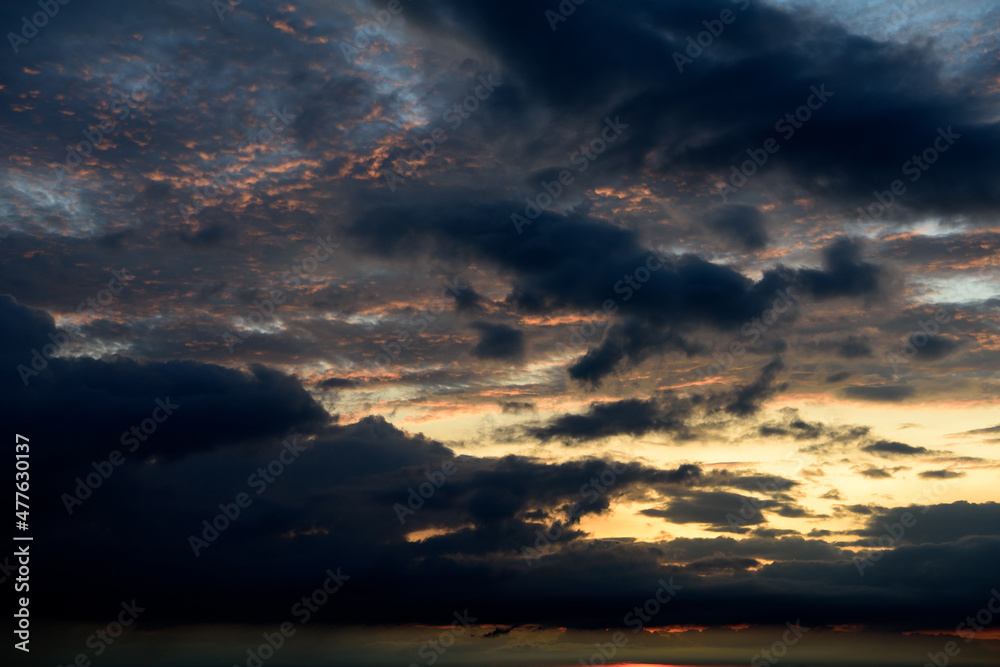 Colorful abstract clouds at sunset. Colorful abstract clouds at sunset.