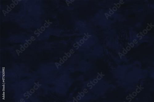 Dark blue watercolor paint concrete stone