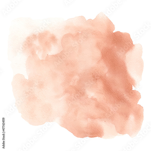 Abstract watercolor orange paint texture