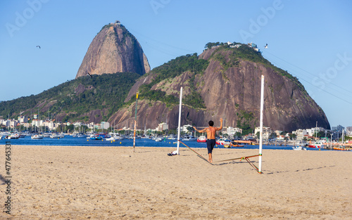 beach scene in Rio