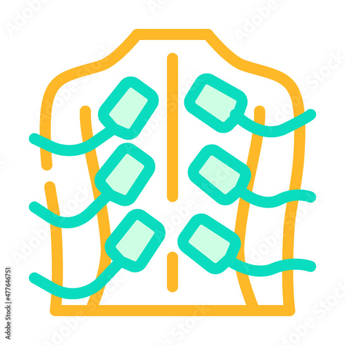 stimulation therapy color icon vector. stimulation therapy sign. isolated symbol illustration