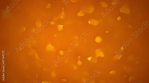 Sfondo animato arancione con buchi in movimento photo