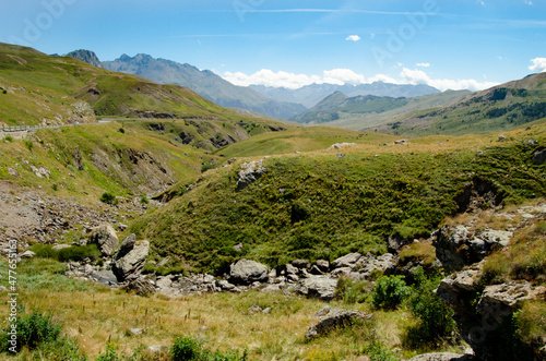 Mountain views of the pyrenees of Aragon