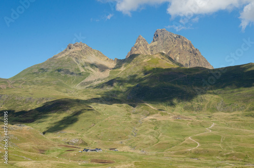 Mountain views of the pyrenees