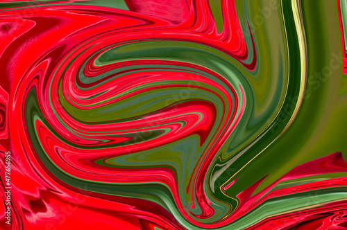 red and green abstract