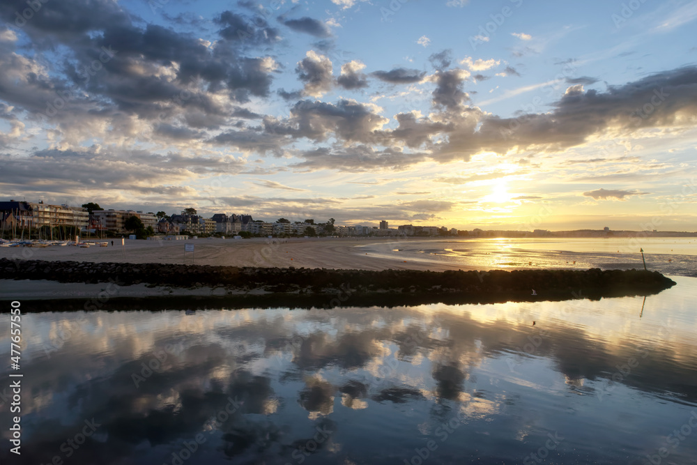 Fototapeta premium La baule beach in Loire-Atlantique coast