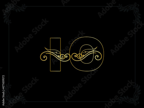 Luxury IO logo, Creative Slime io Luxury Letter Logo icon Vector Image Design For Your Luxury Business