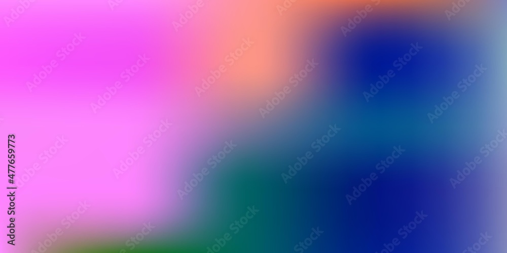 Light blue, green vector blurred background.