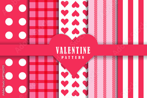 Happy valentines day line heart card Background design