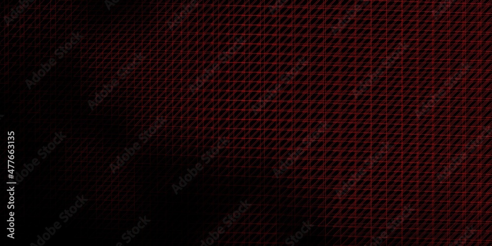 Obraz premium Dark Red vector template with lines.