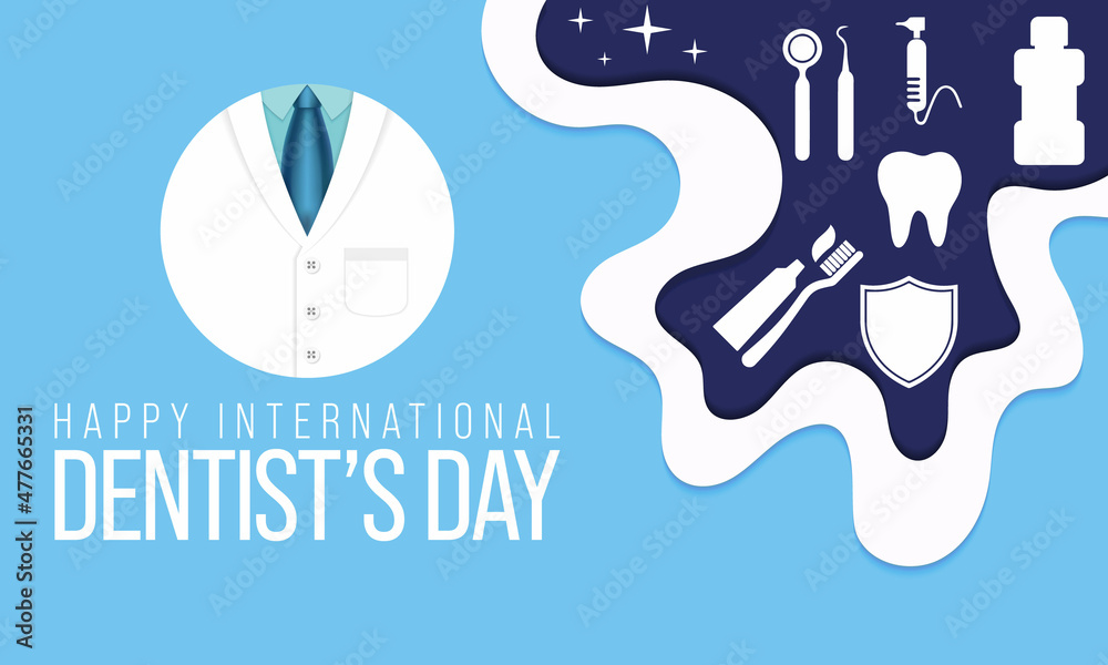 World Dentist's day is observed every year in February, Vector illustration World Dentist's day is observed every year in February, Vector illustration