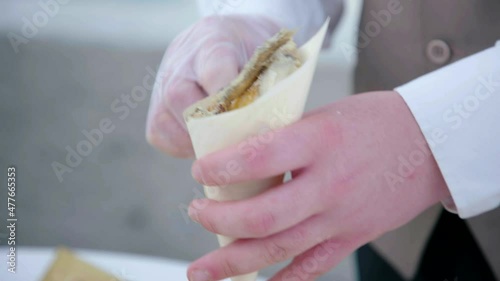 Mixed fried cuoppo of Neapolitan fish
 photo