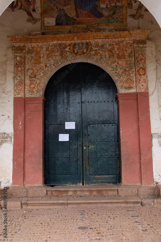 Fototapeta premium entrance to the church
