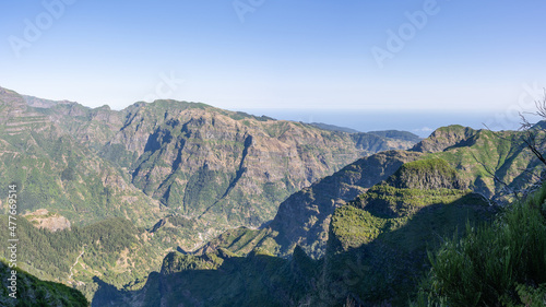 A picturesque view in mountains