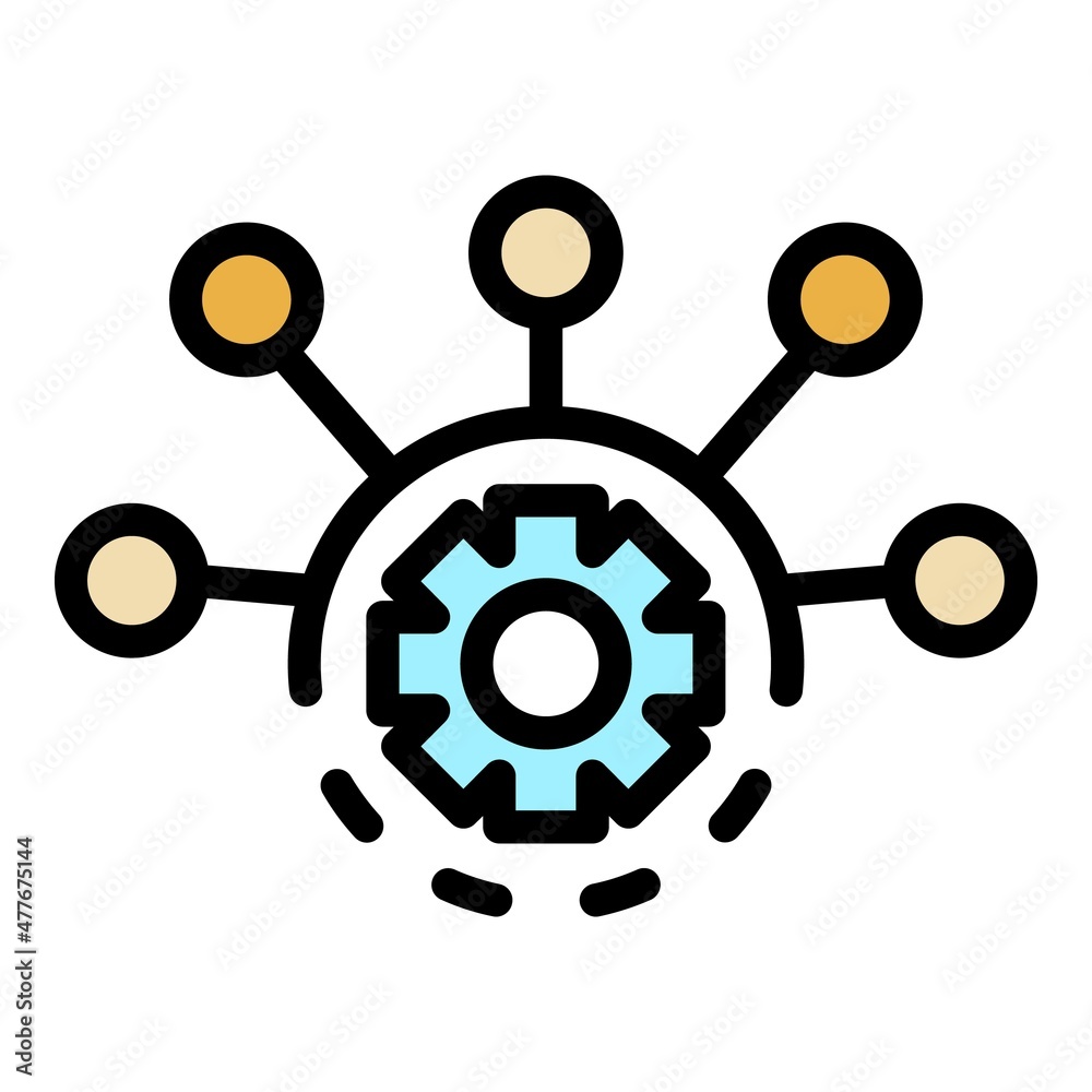 Expertise strategy icon. Outline expertise strategy vector icon color flat isolated Expertise strategy icon. Outline expertise strategy vector icon color flat isolated