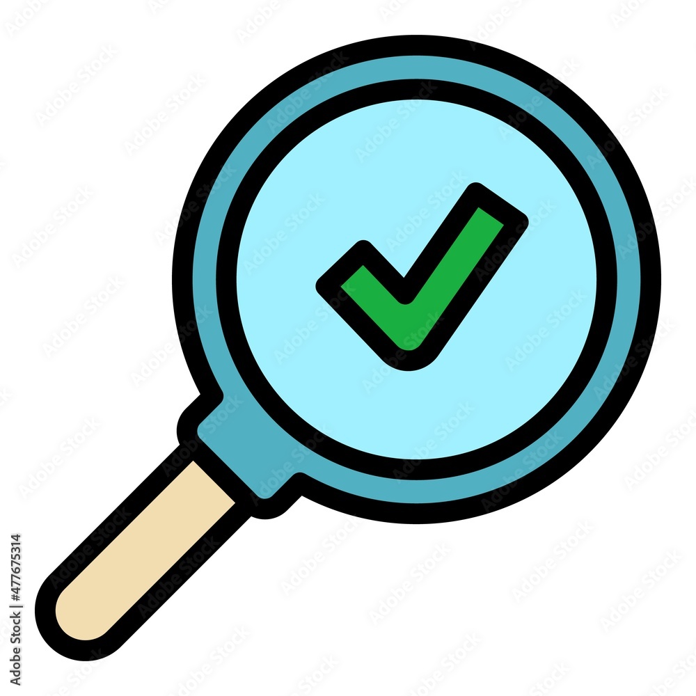 Expertise focus icon. Outline expertise focus vector icon color flat isolated Expertise focus icon. Outline expertise focus vector icon color flat isolated