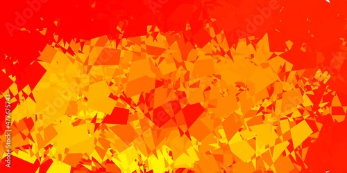 Light orange vector background with random forms.