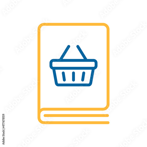 Catalog product vector flat icon