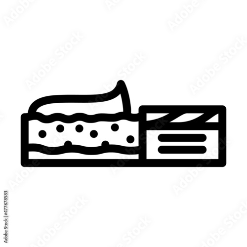 professional skin care cream line icon vector. professional skin care cream sign. isolated contour symbol black illustration
