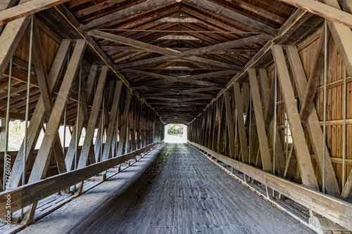 Harpersfield Covered Bridge Ashtabula County Ohio © Brian