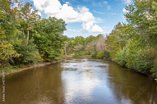 Canvas-taulu Grand River in Autumn