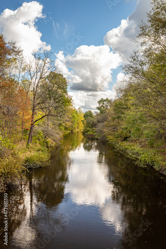 Mill Creek Ashtabula County Ohio in Autumn
