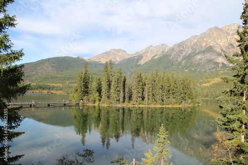 The Island In The Lake, Jasper National Park, Alberta