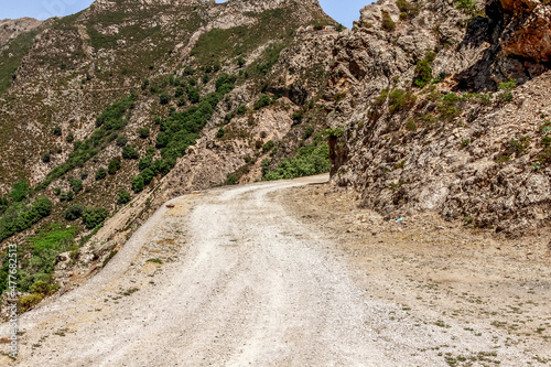 Photography Wild and picturesque Calabria
Amazing scenery of Calabrian hills with roads and olive trees visible from Bova superiore