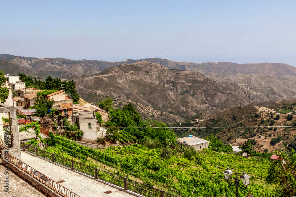 The village of Bova in the Province of Reggio Calabria, Italy.