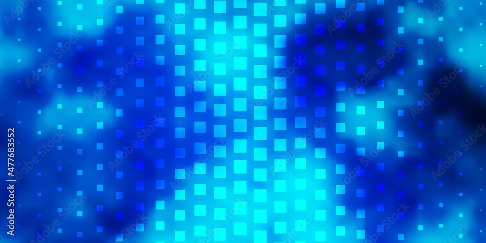 Light BLUE vector backdrop with rectangles.