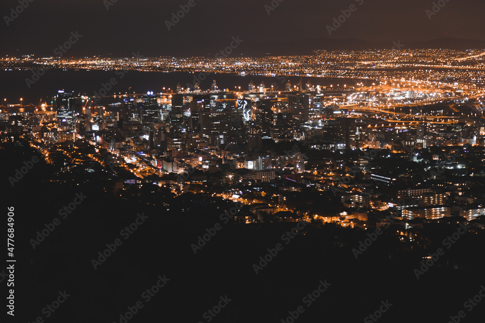 Naklejka premium City on the night