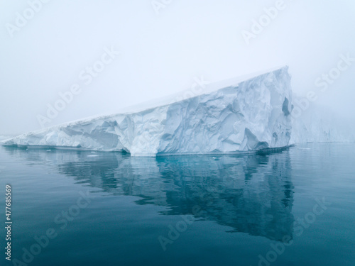 Arctic Icebergs on North Pole of to World