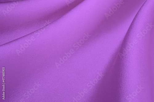シルクのドレープ 紫