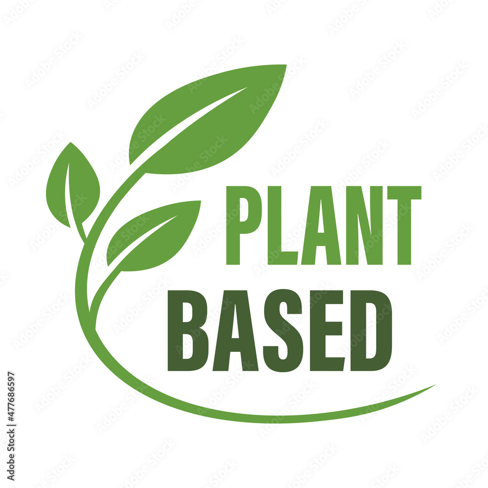 Plant based Icon on a white background. Plant based Icon on a white background.