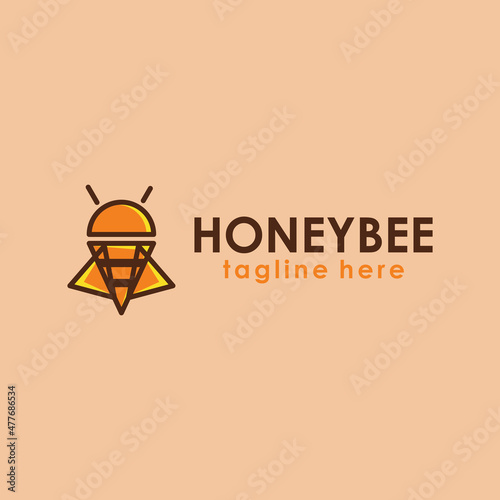 Honey Bee Logo Design